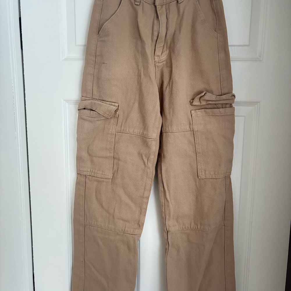 SHEIN Men's Khaki Cargo Pants
